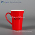 Blumendruck Rote Farbe Heller Bone China Sublimation Becher